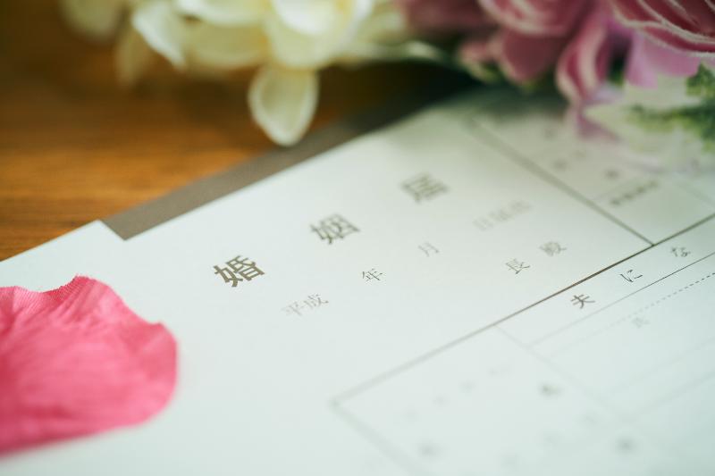 入籍祝い 花 イメージ
