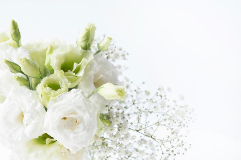 モノトーン 花ギフト イメージ